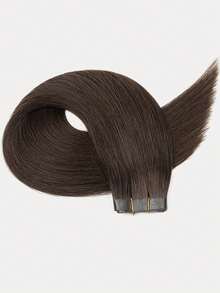 PU胶带接发片，真人发，无胶胶带式接发，无缝PU贴面接发片，40-50克，适合细软发质，预封缝合夹、胶带、缝合式微型连接环 - S02 - 查看 3