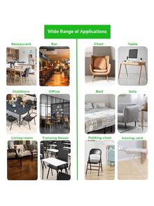 16pcs Chair Leg Floor Protectors For Hardwood Floors With Felt Pads Covers To Protect Wood Furniture Leg Feet Cup Silicone Caps Furniture Leg Feet Cups Black - black - View 8