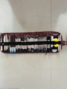 36/39/46pcs Premium Ceramic Sculpting Tool Set, Including Tool Box. Suitable For DIY Pottery Making And Creative Handmade Gifts. Artist DIY Art Supplies. Ceramic Artist Tool Kit. - Multicolor - View 14