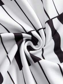 ROMWE Bộ 3 món áo hai dây ôm sát người, viền ren, in hình nốt nhạc và bàn phím piano phong cách Y2K cổ điển. - Nhiều màu - Xem 6