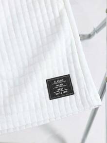 Kleine Jungen Sport Lässig Kurzarm T-Shirt und Shorts Set, geeignet für Pendeln, Schule, Alltag, Reisen, Sport, Festivalveranstaltungen, Frühling, Sommer, Herbst, Winter - Weiss - Übersicht 8
