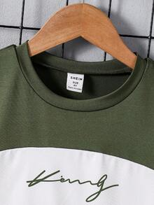 SHEIN 2pcs/Set Young Boys Street Style Round Neck Short Sleeve T-Shirt + Shorts, Summer Getaway, Holiday, Travel, Relax, Sunbathing Boy  Set Boy Casual Sets Boy Short Sleeve Shorts Set Young Boy Summer 2 Piece Set Boy Summer Sets Green Casual 2 Piece For Kids Boys Boys Short Sets Top And Bottom Boy Two Piece Short Sets Young Boy Casual Sets New Ss26 Fashion Summer Squishy Boys Green Short Sets Boys Casual Set Young Boy 2pcs Set Youth Boys Urban Wear Short Sets - Multicolor - View 7