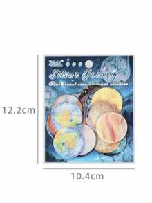 4张星空秘密星空月相贴纸套装 | 跨境防水PET材质手账贴纸 - 套裝 - 查看 2