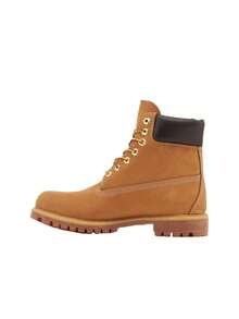 Timberland Premium 6 Inch Lace Up Waterproof Men's Boots Beige TB1100617131 - Wheat/Black - View 5