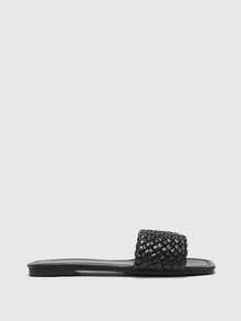 CUCCOO BIZCHIC Women Flat Sandals - Black - View 2