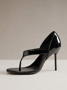 SHUZIA Sandal cao gót kiểu dáng hiện đại, thanh lịch dành cho nữ. - màu đen - Xem 3