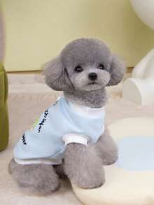 PETSIN Pet Clothing, Dog Clothing, Cat Hoodie, Casual Vest, Spring And Summer New Item, Small Animal Printed Vest, Cool Casual Wear, Cartoon Hoodie - Multicolor - View 14