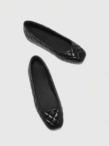 CUCCOO BIZCHIC Women's Red Plaid Mary Jane Shoes Flat Heel Square Toe Campus Style Japanese Cute Low Heel Shoes Spring Shoes Spring Break Easter Valentine's Day - Black - View 10