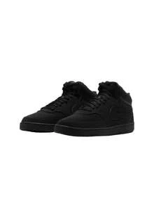Nike Court Vision Mid Men's Shoes Black CU6620001 - 黑色 - 查看 3