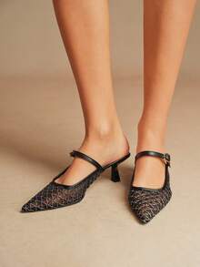 Rosivie Women Heeled Sandals - Black - View 2