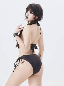 ROMWE Goth Women One-Pieces - Multicolor - View 2