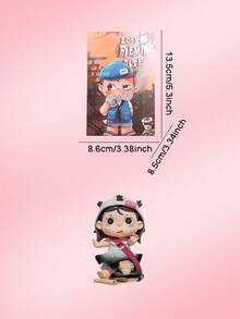 POKOJA LAND Fashion Cute LOST FILMING SITE Blind Box(Non-Plush Filling), 1pc "Stage Dreamers" Series Blind Box Figure, Chibi Character Figurine With 9 Regular Styles & 1 Hidden Surprise, Collectible Art Toy With Performance & Creative Career Themed Accents, Ideal For Desk Decor, Home Decoration & Party Favors, Perfect Festival Gift For Friends & Family, Great Valentine's Day Present For Collectors & Enthusiasts - Tide play blind box - View 5