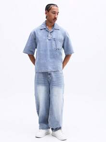 SUMWON Men Denim Tops - Blue - View 3