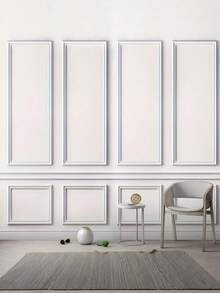 39/118/196.8inch Self-Adhesive PVC Decorative Trim - Flexible & Bendable, Suitable For Walls, Floors And Cabinets, 3.3ft Long, European Style Home Decor, Floor Decor | European Decor | Easy To Install Molding, Wall & Floor Decor - multicolor - View 7