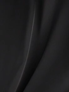 Manfinity Men's Textured Design Casual Business Long Sleeve Shirt Silk Shirts Satin Men Shirt Luxury Shirts Black Dress Shirt For Old Money,Daily Leisure, Weekend Trips, Outdoor Activities, Travel Expeditions, Relaxed Work Environments Or Semi-Formal Occasions,Boyfriend/Husband Gift, Anniversary Gift Christmas - Black - View 7