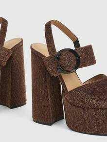 CUCCOO LuxiPop Women Pumps - Coffee Brown - View 4