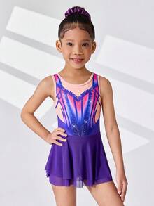 Young Girls Clothes Autumn New Gradient Glitter Printed, Cute, Christmas, Back To School - Pink - View 3
