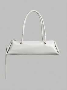 Ontre Women's Shoulder Bag, Exquisite And Simple Baguette Bag, Daily Commuting Match - Beige - View 5