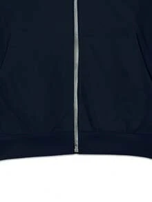 PAVTROS Áo hoodie nam phong cách đường phố, retro, kiểu , áo cardigan dệt kim có mũ, áo nỉ, vải in họa tiết da báo sang trọng, chất lượng cao cấp, logo thương hiệu, cá nhân hóa, phong cách đường phố, thường ngày, thời trang, ngoài trời, mùa tựu trường, quà tặng ngày lễ, quà tặng bạn trai, quà tặng chồng - Màu xanh hải quân - Xem 5