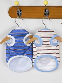 PETSIN Pet Spring New Dog Clothes Animal Supplies Pet Clothing Dog Tank Top Cat T-Shirt Teddy Outfits Small Animal Attire Casual Cool Tank Top Dog Clothes Cat Clothes Two-Season Spring & Summer New Tank Top - Multicolor - View 6