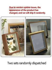 SHEIN 1pc Elegant 3D Shadow Box Display Stand For Herbaria, Tickets And Souvenirs - Wooden Cutout Design With Glitter Details, Perfect For Wall Or Tabletop Decoration, Home Decor Room Decoration Artificial Gifts Birthday Graduation - Multicolor - View 15