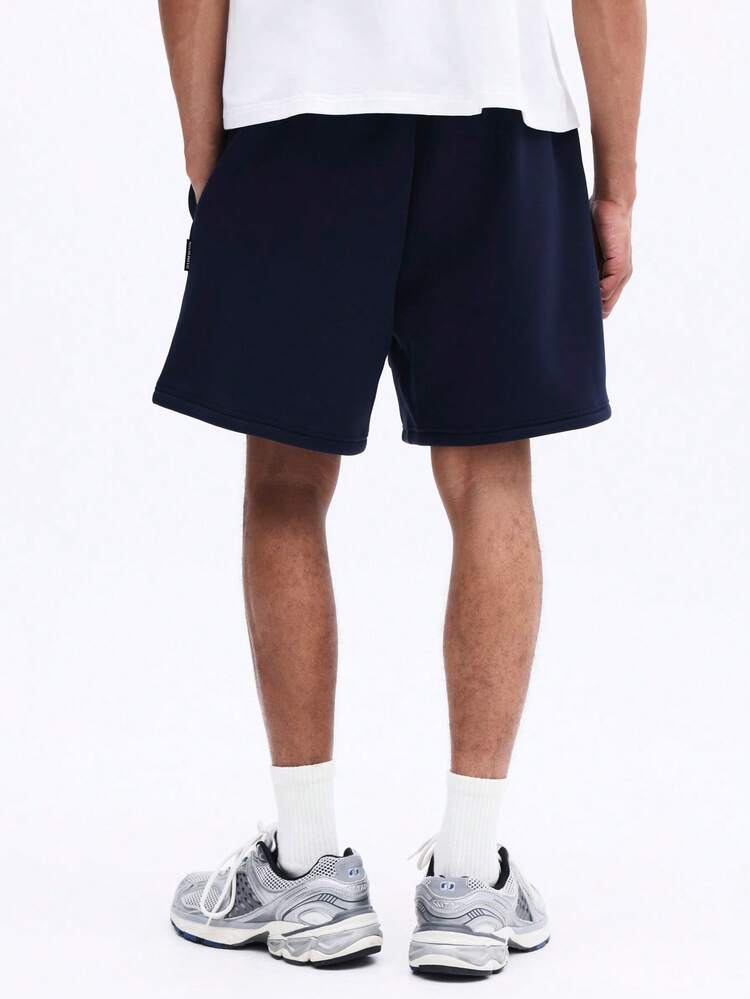 Casual Shorts With Contrast Piping Detail