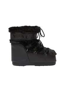 Moon Boot Icon Low Faux Fur Women's Snow Boots Black 80D1409390-N001 - 黑色 - 查看 1