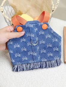 PETSIN Pet Chest And Back Skirt, Cat Traction Strap, Animal Collar Set, Pet Supplies Strap Skirt, Dog Walking Princess Skirt, Pet Chest And Back Skirt+Rope Sweet Princess SBritish Style Chest And Back Set - Multicolor - View 11