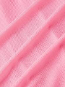 X Belle Mariano MOD Vestido sin mangas con pliegues asimétricos de estilo vintage para mujer - Rosa - Ver 3