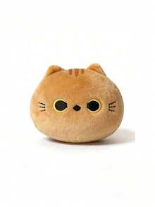 POKOJA LAND 可爱猫咪抱枕，小猫造型毛绒玩具，有白色、棕色、灰色和黑色可选，触感柔软，适合作为儿童生日节日礼物、家居装饰和背包装饰。 - 彩色 - 查看 4