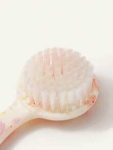 Cozy Pixies 两件套婴儿护理工具，包括梳子和花朵造型发刷，可轻柔梳理头发，也可用于婴儿洗澡。 - 彩色 - 查看 6