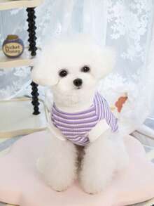 PETSIN Pet Clothing, Dog Clothing, Cat Hoodie, Casual Vest, Spring And Summer New Item, Small Animal Printed Vest, Cool Casual Wear, Cartoon Hoodie - Multicolor - View 6