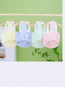 PETSIN 狗狗服装、猫咪服装、动物裙装、宠物春夏新品系列、幼犬连衣裙、公主风百搭连衣裙、条纹印花、小型动物服装、清凉防晒霜 - 彩色 - 查看 5