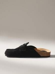 Solecia Women's Versatile Casual Slip-On Mules For Commuting & Daily Wear - Black - View 4