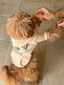PETSIN 加厚柔软保暖舒适防风轻便弹力亲肤宠物卫衣，秋冬季日常室内外穿着皆宜，适合所有犬种及幼犬，包括泰迪熊、博美犬、贵宾犬等，时尚保暖，流行宠物服装，经典宠物服装，必备宠物服装 - 彩色 - 查看 6