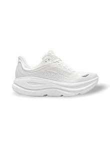 Hoka One One Bondi 9 男士运动鞋，吸汗透气，缓震轻便，百搭，纯色Logo，易洗快干，适合跑步、户外和日常穿着，白色，货号1162011-WWH - 白色 - 查看 3
