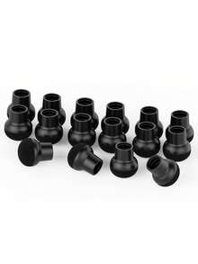 16pcs Chair Leg Floor Protectors For Hardwood Floors With Felt Pads Covers To Protect Wood Furniture Leg Feet Cup Silicone Caps Furniture Leg Feet Cups Black - black - View 9