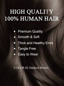 PU胶带接发片，真人发，无胶胶带式接发，无缝PU贴面接发片，40-50克，适合细软发质，预封缝合夹、胶带、缝合式微型连接环 - S02 - 查看 2