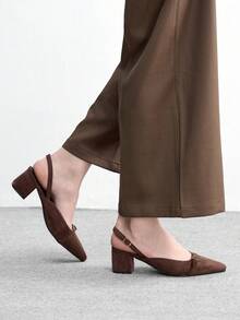 CUCCOO BIZCHIC 女士时尚高跟鞋 - 巧克力棕 - 查看 4