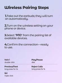 Teckwe 无线耳机，LED显示屏，Hi-Fi音质，3D立体声，全自动配对，兼容AAC，符合人体工学设计，防水，深黑色 - 黑色 - 查看 6
