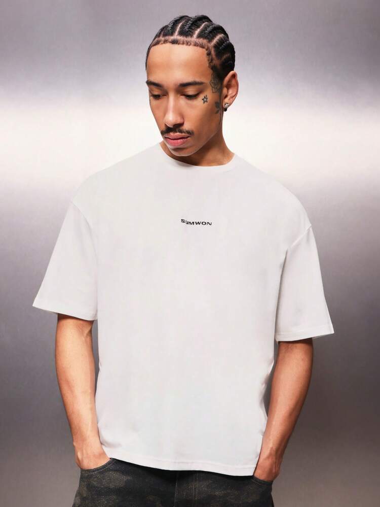 PLAYBOY X SUMWON Graphic Back Print Crew Neck Tee