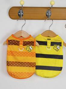 PETSIN Quần áo thú cưng mùa xuân mới, đồ dùng cho thú cưng, quần áo cho thú cưng, áo ba lỗ cho chó, áo thun cho mèo, trang phục cho gấu bông, trang phục cho động vật nhỏ, áo ba lỗ thường ngày mát mẻ, quần áo cho chó, quần áo cho mèo, áo ba lỗ hai mùa xuân hè mới. - Nhiều màu - Xem 7