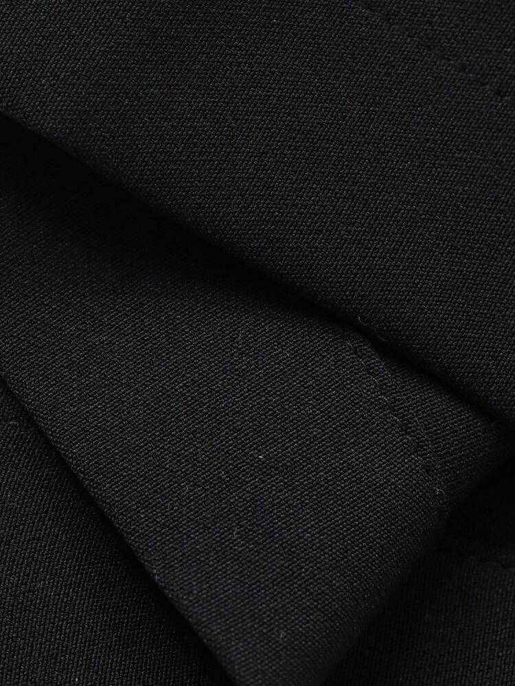 1 Set Women's Sleeveless V-Neck Solid Color Top And Casual Pants