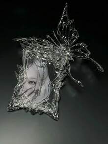 Clear Cool No Attribute Universal Small Card Card Sleeve Special-Shaped Girl Photo Idol Photo Frame Protection - transparent - View 1