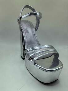 CUCCOO LuxiPop 女士高跟鞋 - 銀色 - 查看 7