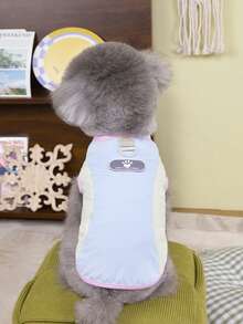 PETSIN 宠物春季新款狗狗服装 动物用品 宠物服装 狗狗背心 猫咪T恤 泰迪熊套装 小型动物服装 休闲酷炫背心 狗狗服装 猫咪服装 春夏两季新款背心 - 彩色 - 查看 16