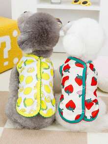 PETSIN 宠物春季新款狗狗服装 动物用品 宠物服装 狗狗背心 猫咪T恤 泰迪熊套装 小型动物服装 休闲酷炫背心 狗狗服装 猫咪服装 春夏两季新款背心 - 彩色 - 查看 5