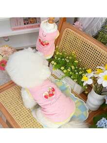 PETSIN Pet Dogs, Cats, Dairy Dogs, Japanese And Korean Soft And Cute Spring And Summer Vests, Small And Medium-Sized Dogs, Teddy Bears, Clothing Supplies, Pet Supplies - Multicolor - View 6