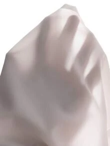 少女夏季休闲3D立体花卉装饰荷叶边下摆上衣和短裤套装 - 藍白色 - 查看 4