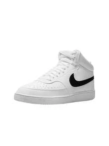 Court Vision Mid Next Nature Men's Shoes White / White / Black DN3577101 - White/White/Black - View 4